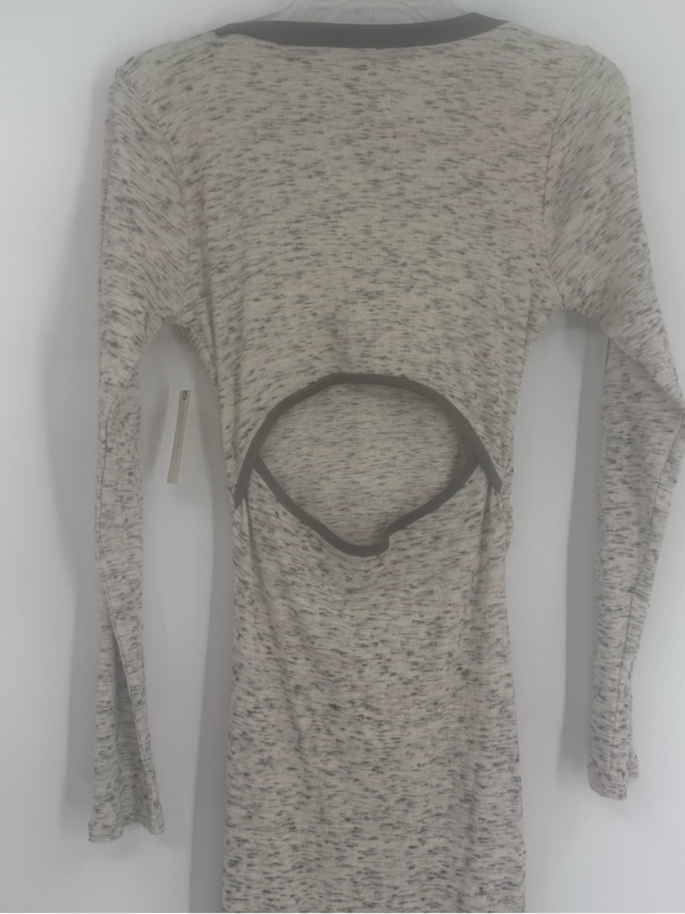 NWT Daily Practice Long Sleeve Fitted Max Dress Womens Small Gray Athleisure - Picture 9 of 9